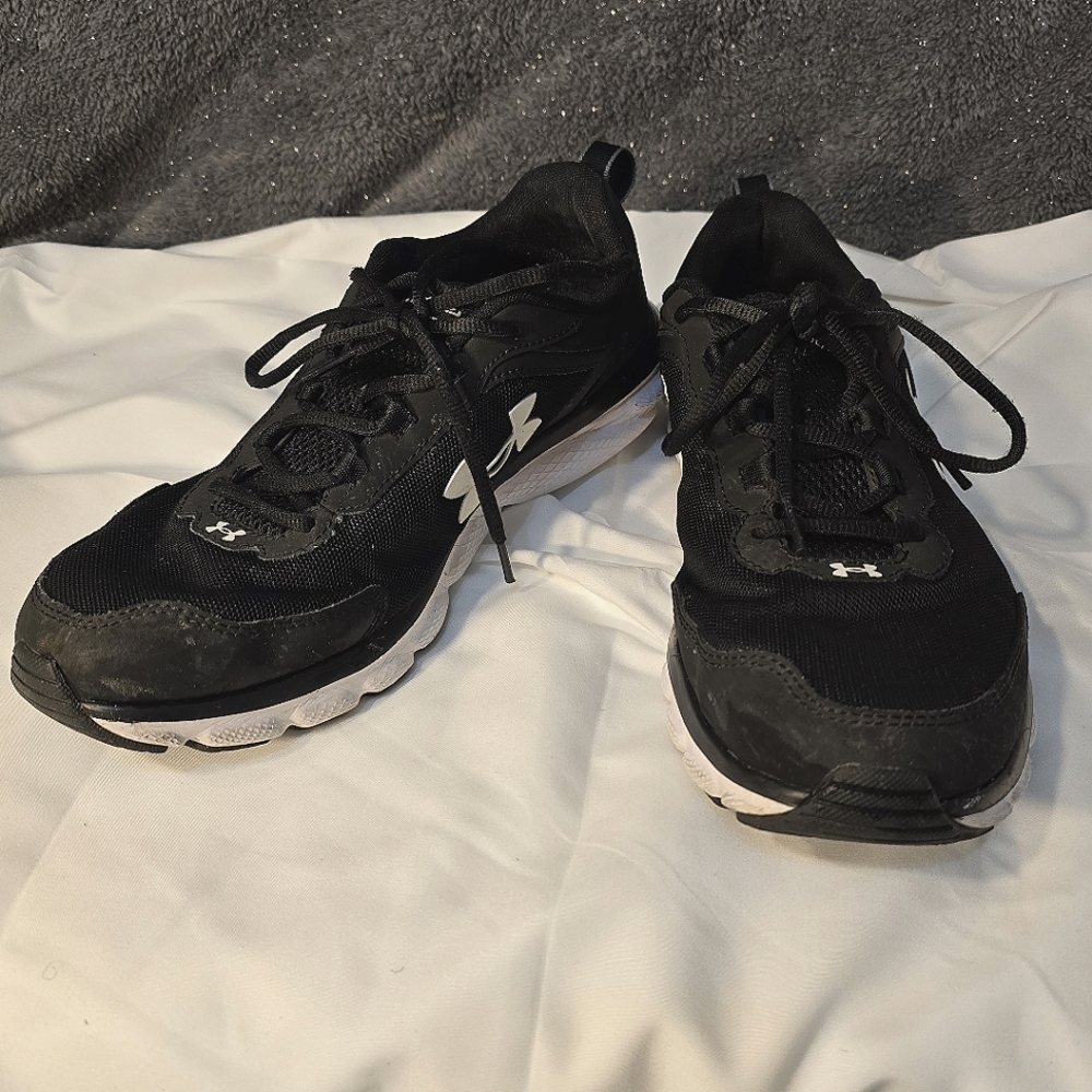 Under armor sneakers.